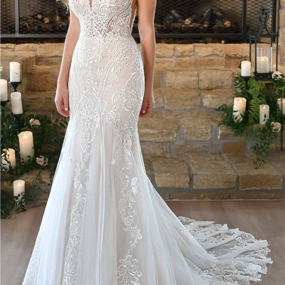 Stella York Wedding Dress 7394 - Picture 3 of 13